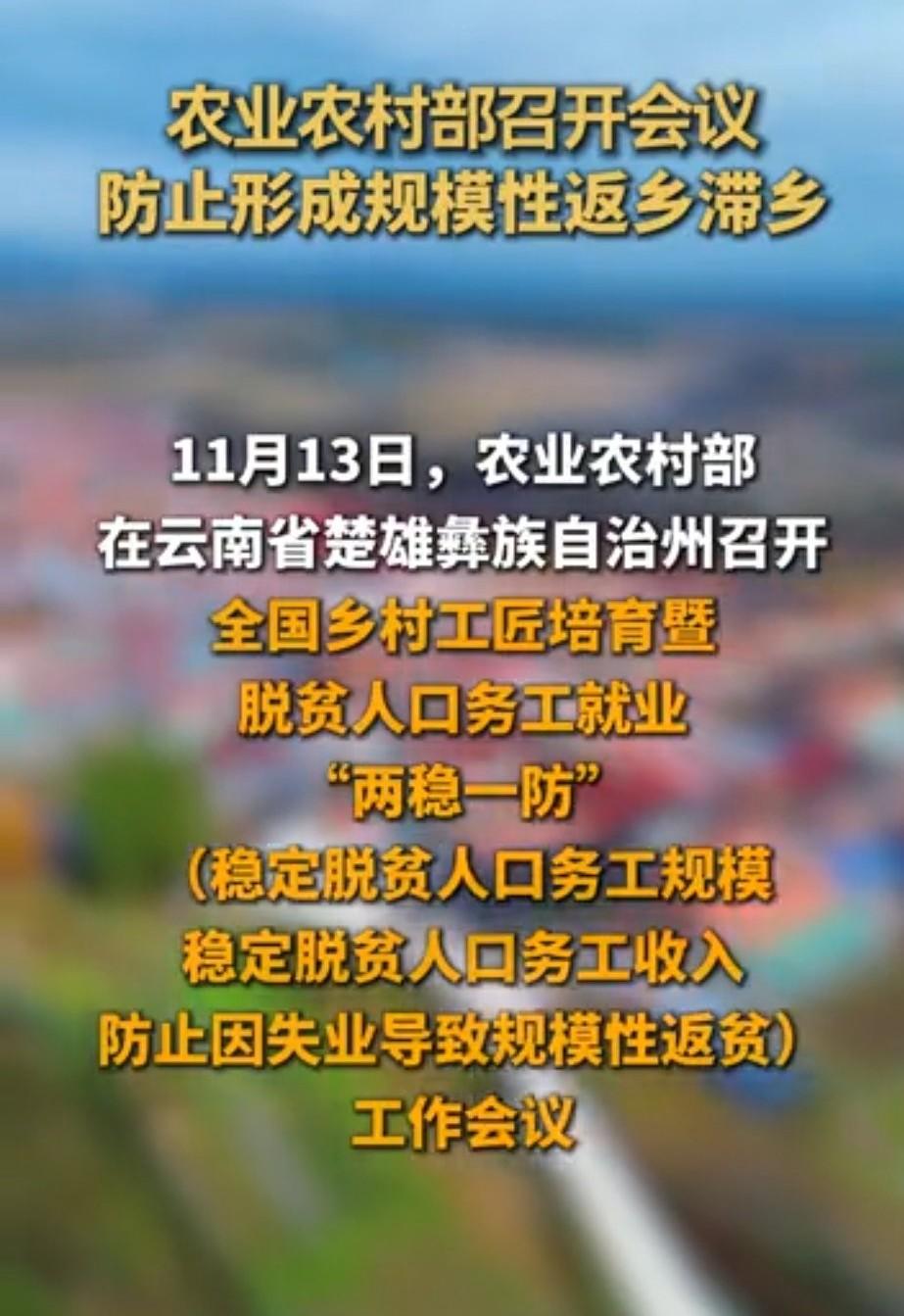 “防止规模性返乡滞乡”，就是怕大量失业农民工突然全挤回老家，又没活儿干，最后困在