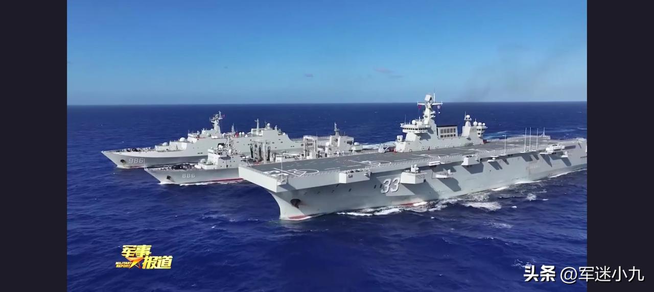 075最新训练画面来了，多角度展示直20J，不藏着了……

近日，官媒报道075