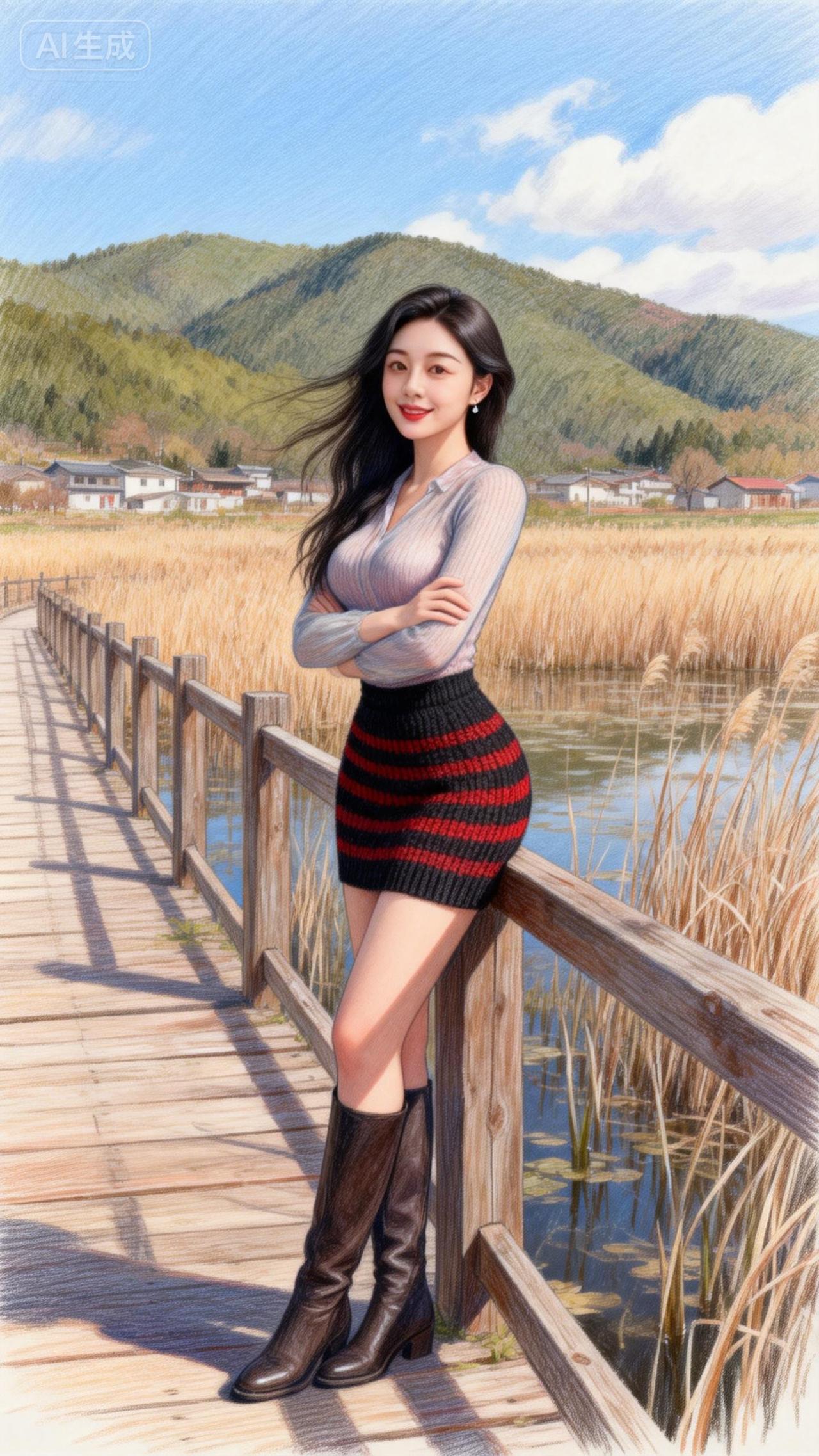 辣妹穿搭 好身材好气质 拍照姿势