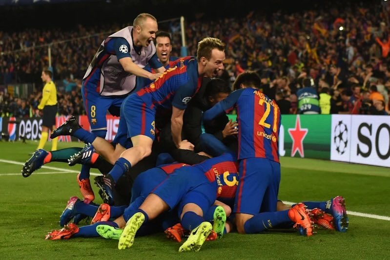 伊涅斯塔ins更新🆕：Vamos Barça!!!!💙❤️💙❤️巴萨vs马