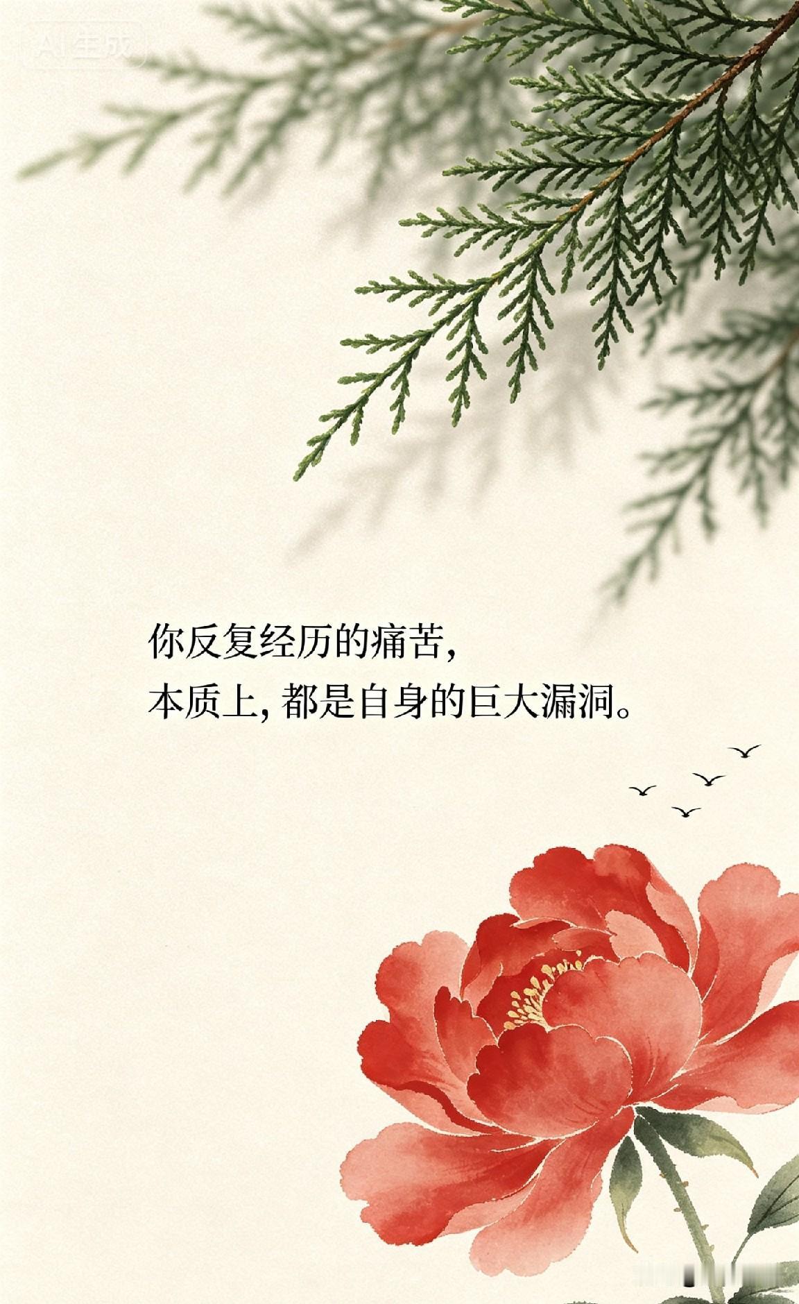 你反复经历的痛苦，本质上，都是你自身的巨大漏洞。

尼采说：“凡不能毁灭我的，必