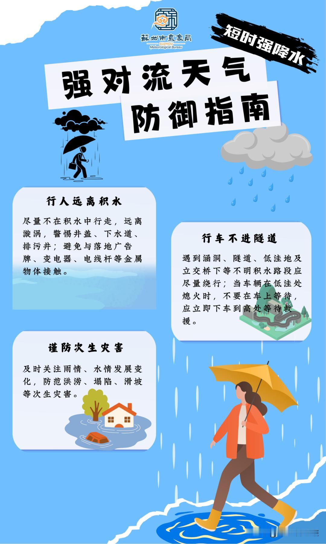 中央气象台今早6点连发两个预警，强对流天气黄色预警和暴雨橙色预警同时挂出，这雨看