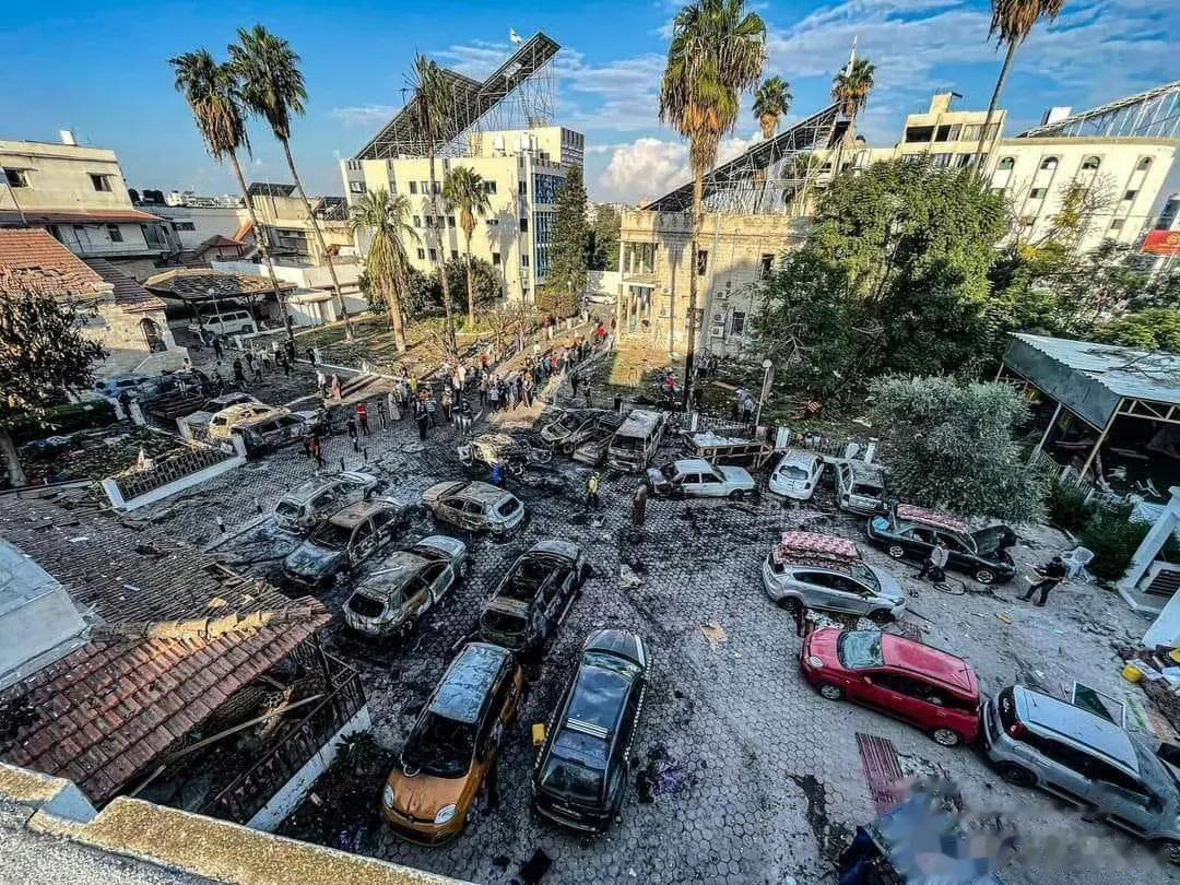 加沙医院爆炸效果，更接近于火箭弹剩余的90%的燃料落地后的爆炸。
由于火箭弹弹头