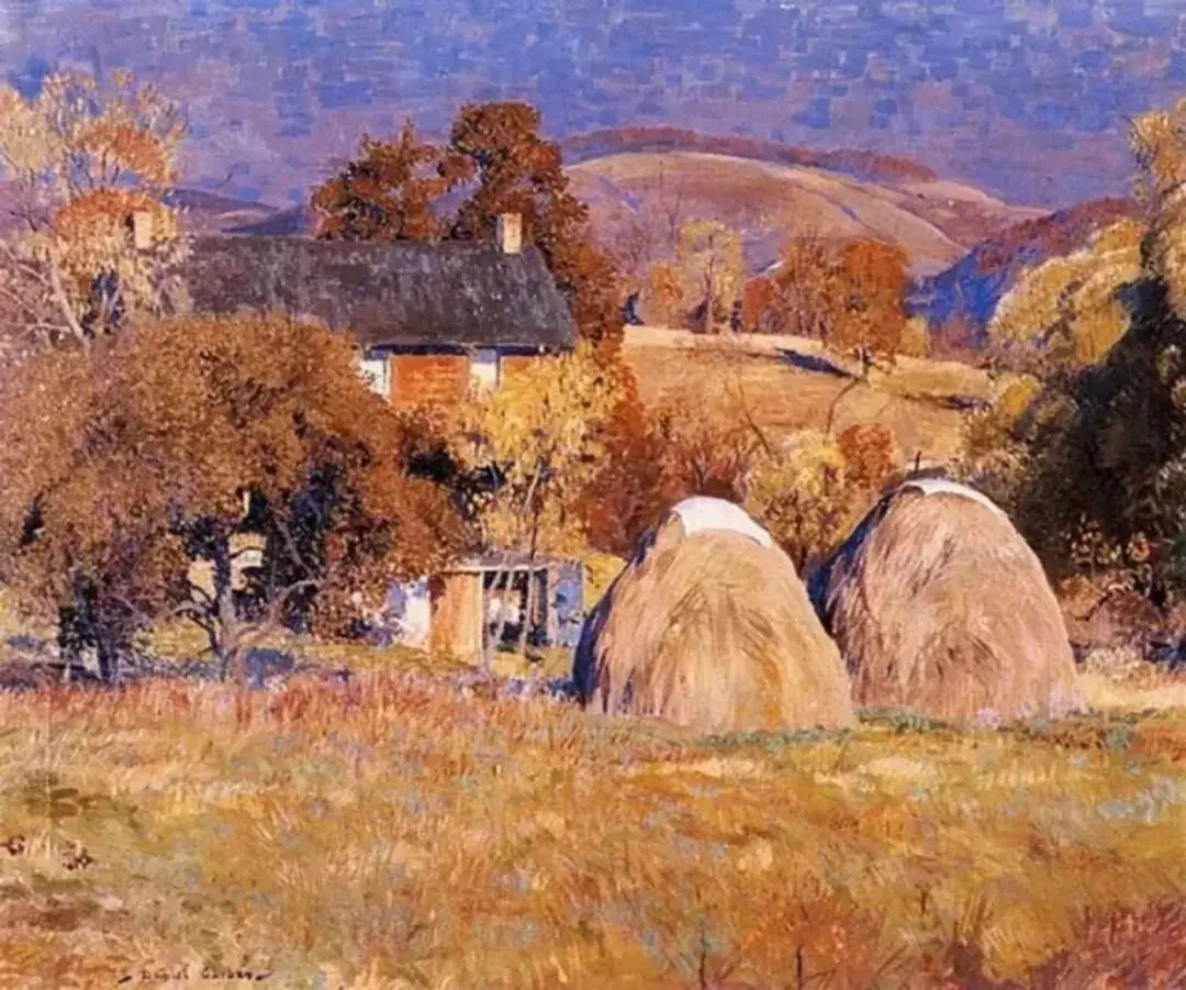 美国画家：丹尼尔・加伯（Daniel Garber）绘画作品欣赏遇见艺术遇见美好