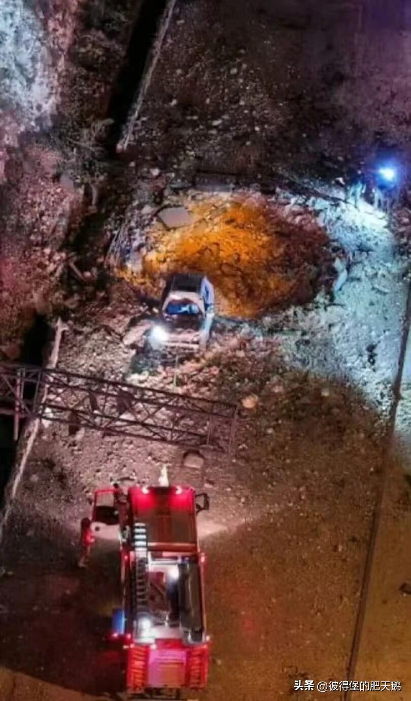 真事儿！昨夜，耶路撒冷地区正在行驶的一辆 BYD元plus汽车贴身接了一发伊朗导