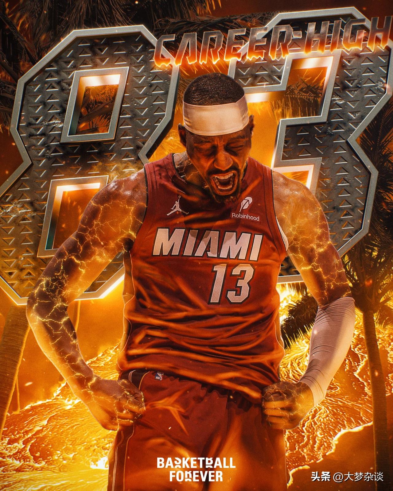 单场83分超越科比！！！NBA历史第二高分让阿德巴约刷出来了！！！[6][6]