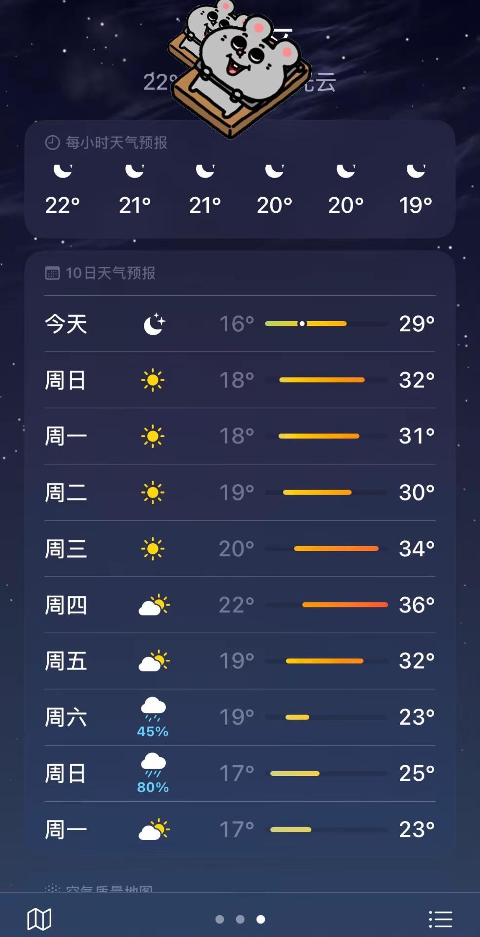 天津温差够可以了