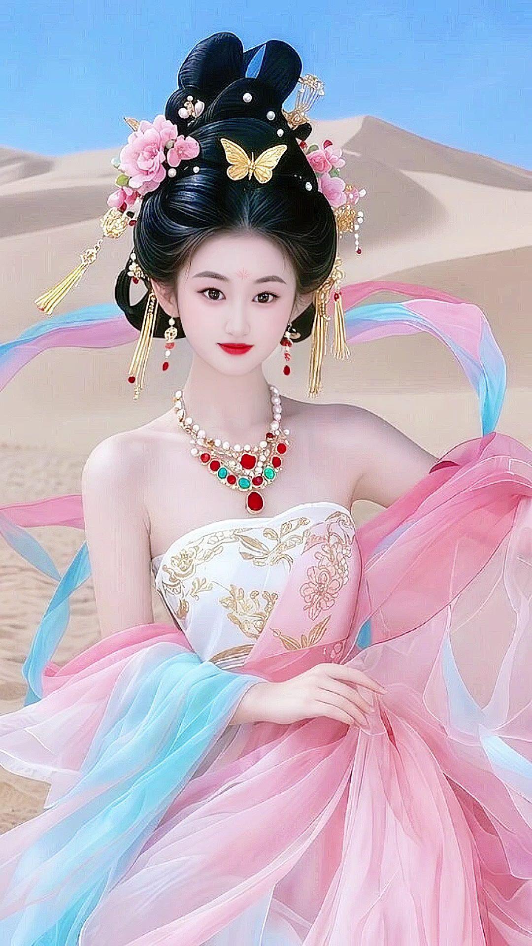 古风妆容有多美 秀出新国风 惊艳 敦煌古装造型 古风美女
