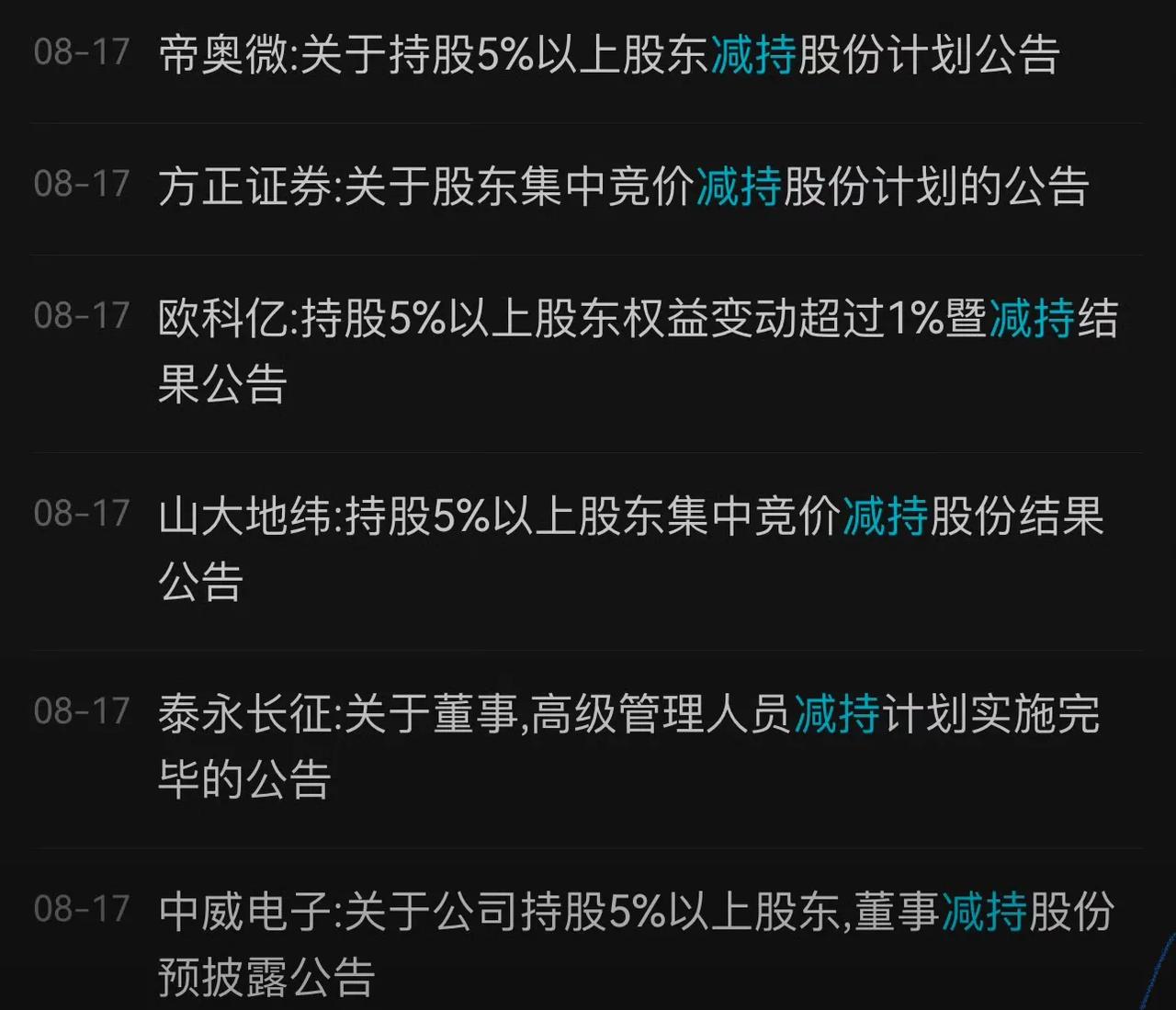 在韭菜高喊打响2800点保卫战之时，本周A股又一大批股东们疯狂的减持！原来还会装