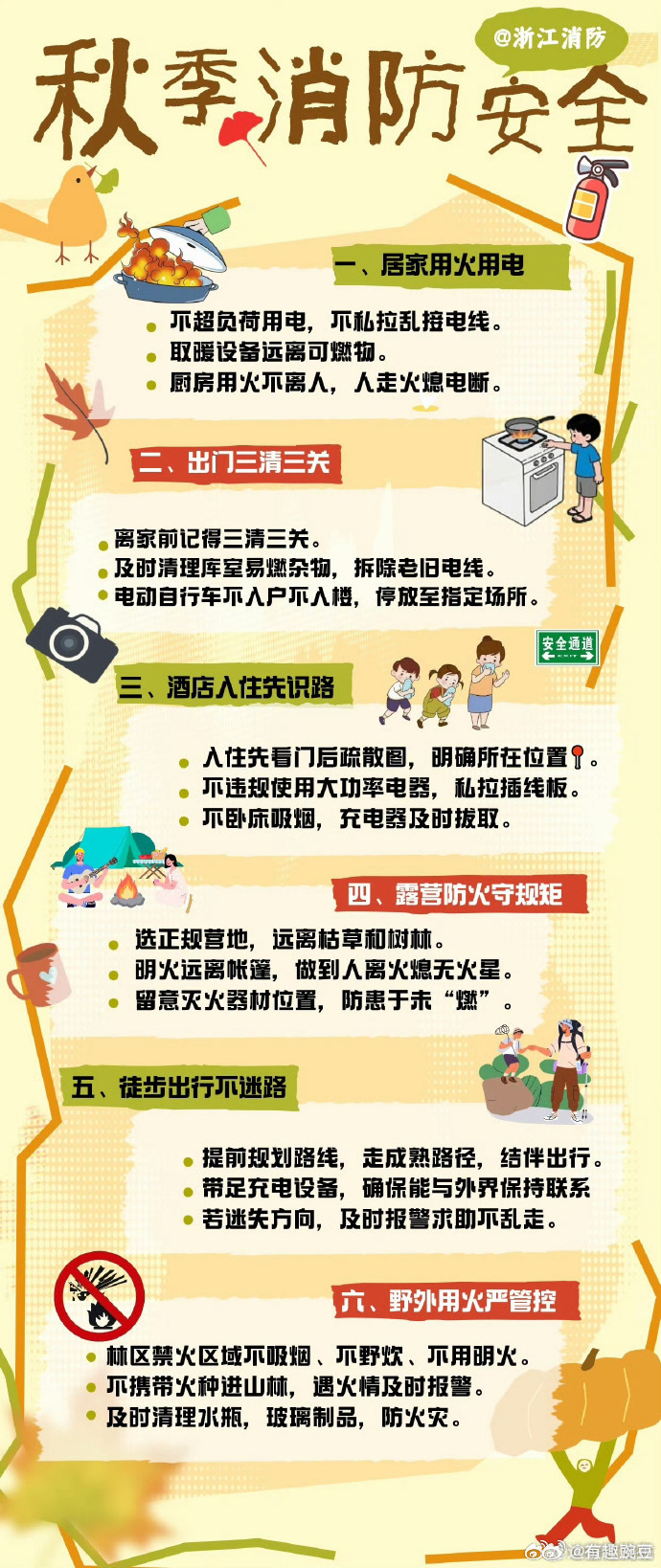 陇原安全365  秋季天干物燥、风力增大，是火灾事故高发时段。随着气温转凉，居家