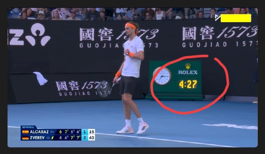 阿卡和兹维列夫的这场澳网半决赛这是要冲着打5个小时而去了吗？不管谁最终胜出，另外