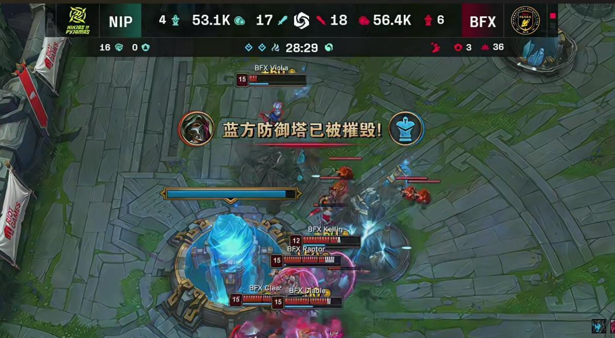 NIP玩的烂的流脓！BFX零封NIPBFX战胜NIP ​​​