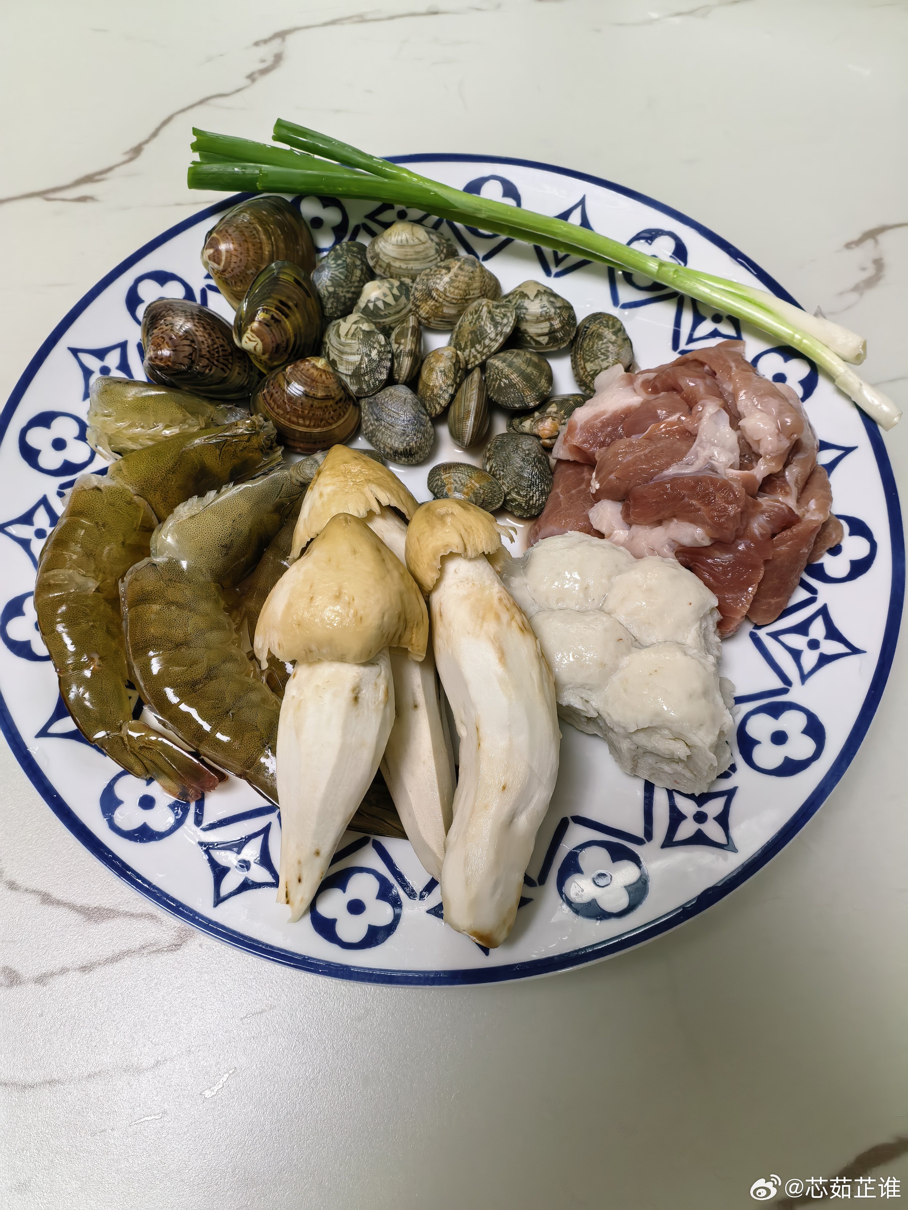 是日早餐……鸡枞海鲜汤米粉痛风餐 多替诺雷