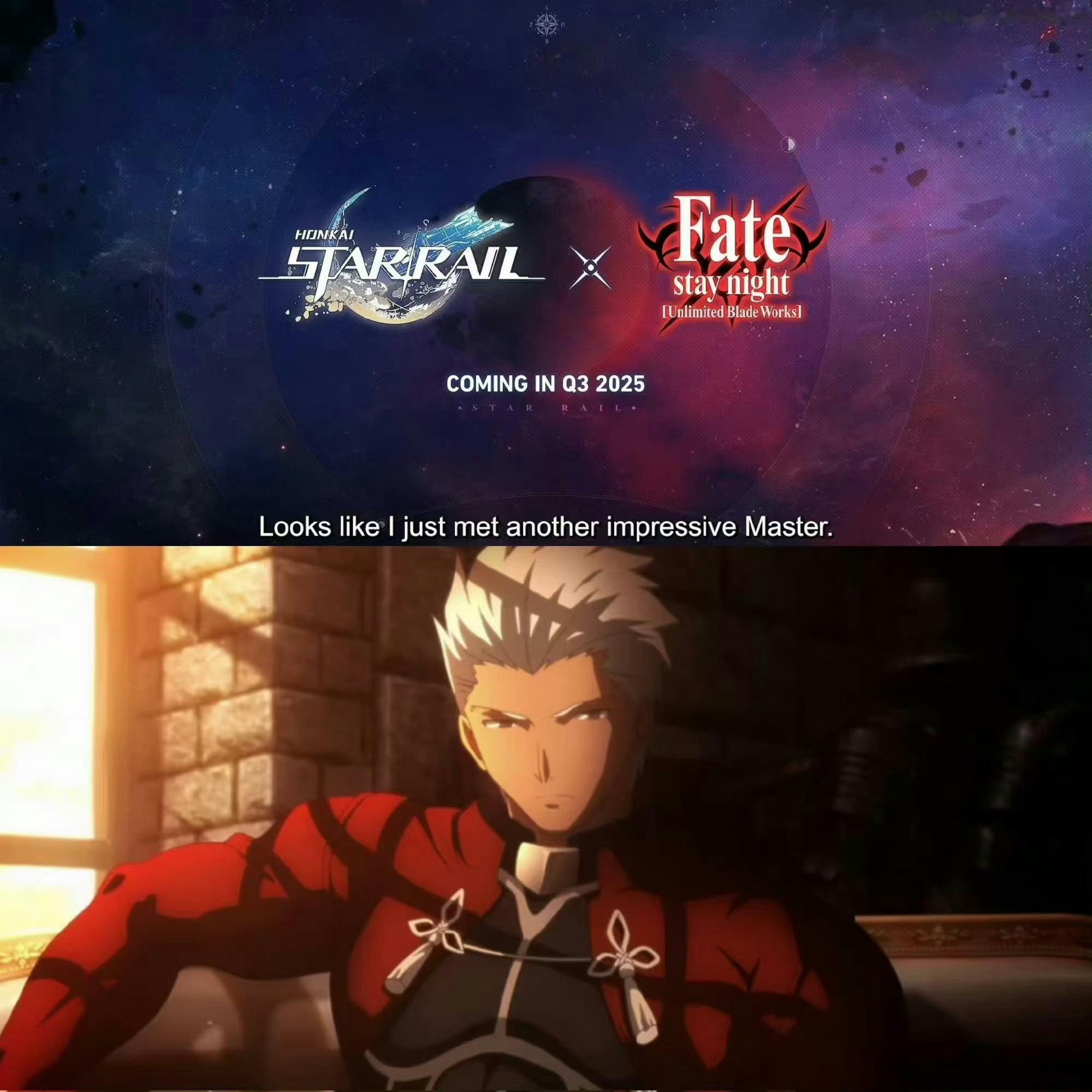 #崩坏星穹铁道[超话]##星穹铁道fate联动角色##崩坏星穹铁道# 这次fat