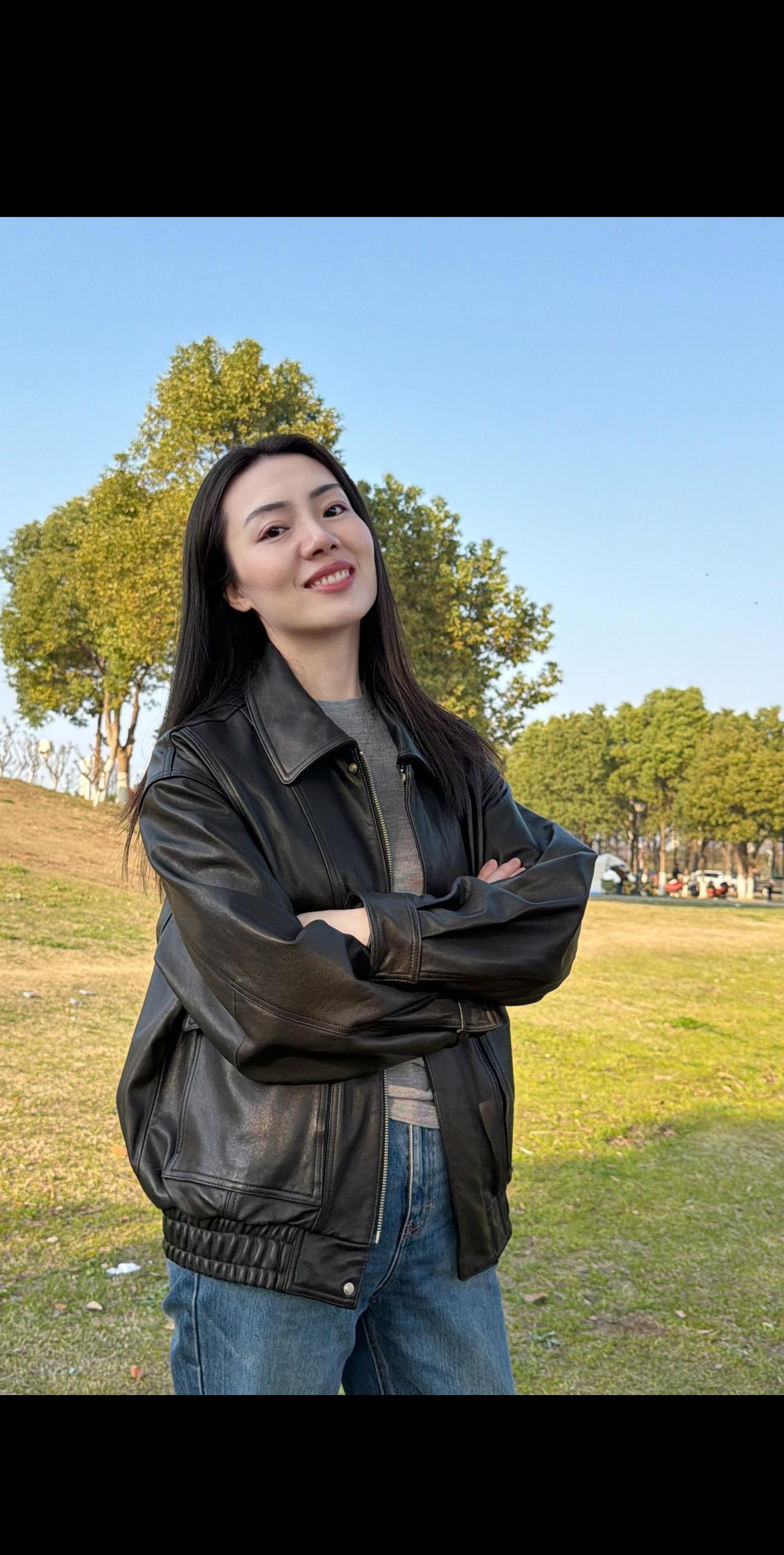 今日份皮衣穿搭 今天穿什么