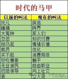 时代的马甲