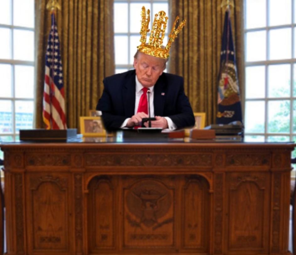 韩国人把特朗普坑惨了。

李在明送了特朗普一顶金王冠，直接让特朗普成了美国全网的