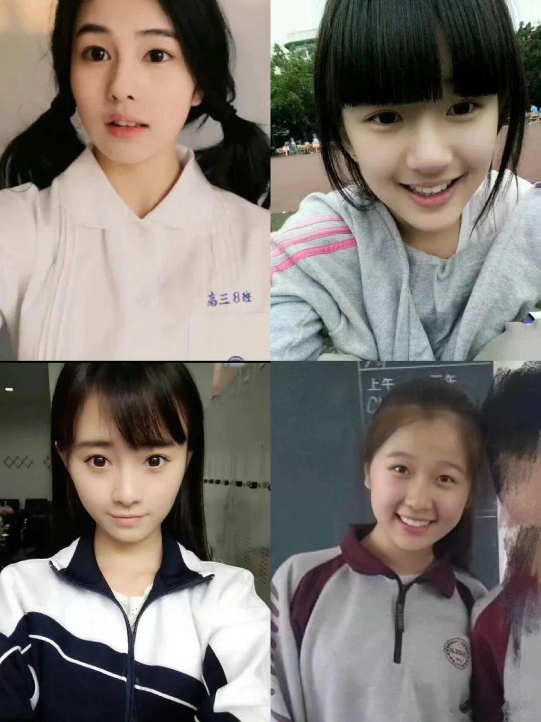 白鹿，赵露思，鞠婧祎，虞书欣学生时期就很出挑白鹿赵露思鞠婧祎虞书欣 ​​​