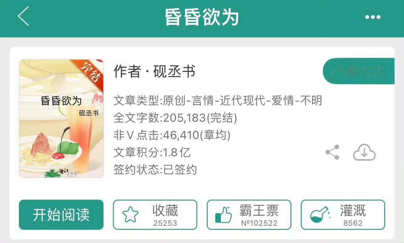 小说推荐：《昏昏欲为》 作者:砚丞书简评：娇俏女警察vs傲娇男医生，相亲梗，先婚