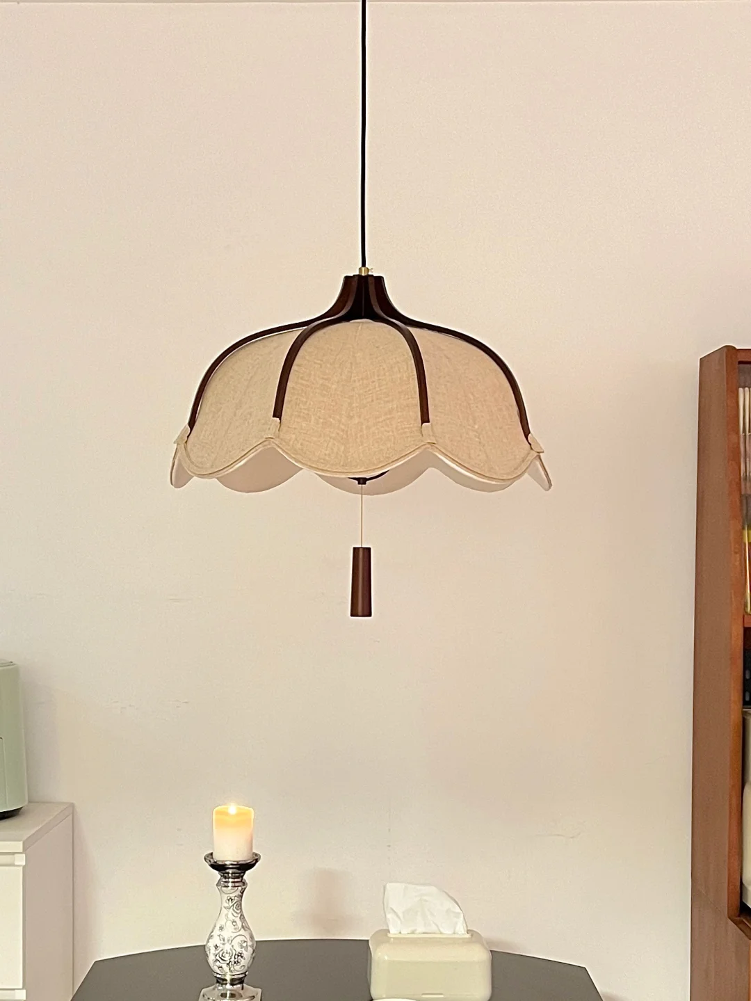 天呐！这个中古风花影吊灯太有质感啦！！