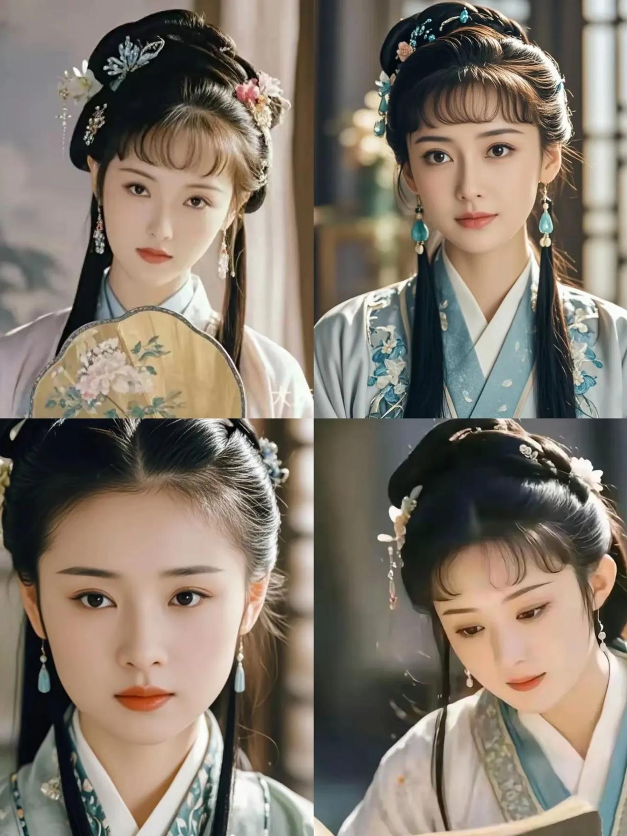 同样是美女，扮演林黛玉，
唐嫣，杨颖，董洁，杨紫，
谁的气质能够超过陈晓旭？
#