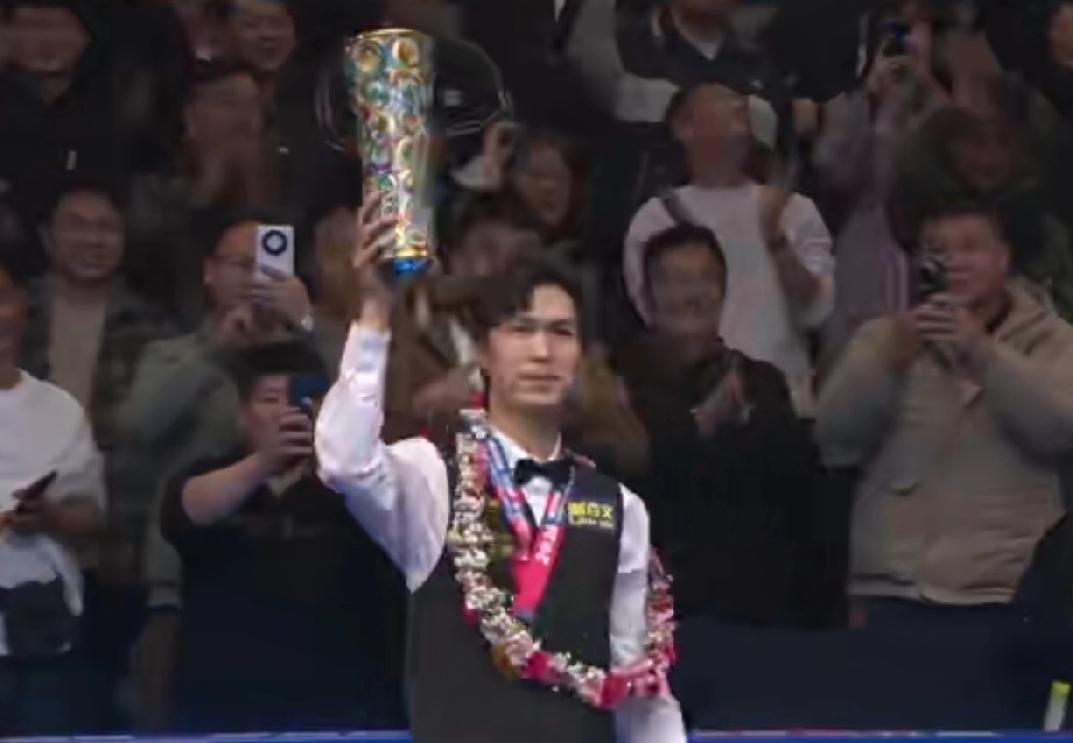 塔猜亚10-7战胜火箭，夺世界公开赛冠军

       世界公开赛决赛，火箭罗