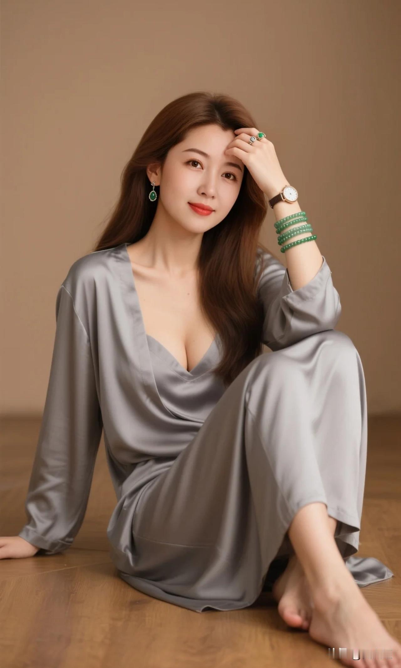 晨理机杼暮炊香，
鬓染秋霜心自闲。
儿女绕膝书声朗，
一庭花影共清欢。