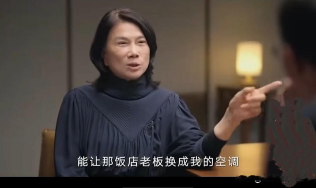 董明珠说：我去酒店吃饭，必须找一个是格力空调的酒店才吃！

有一次，经销商带我到