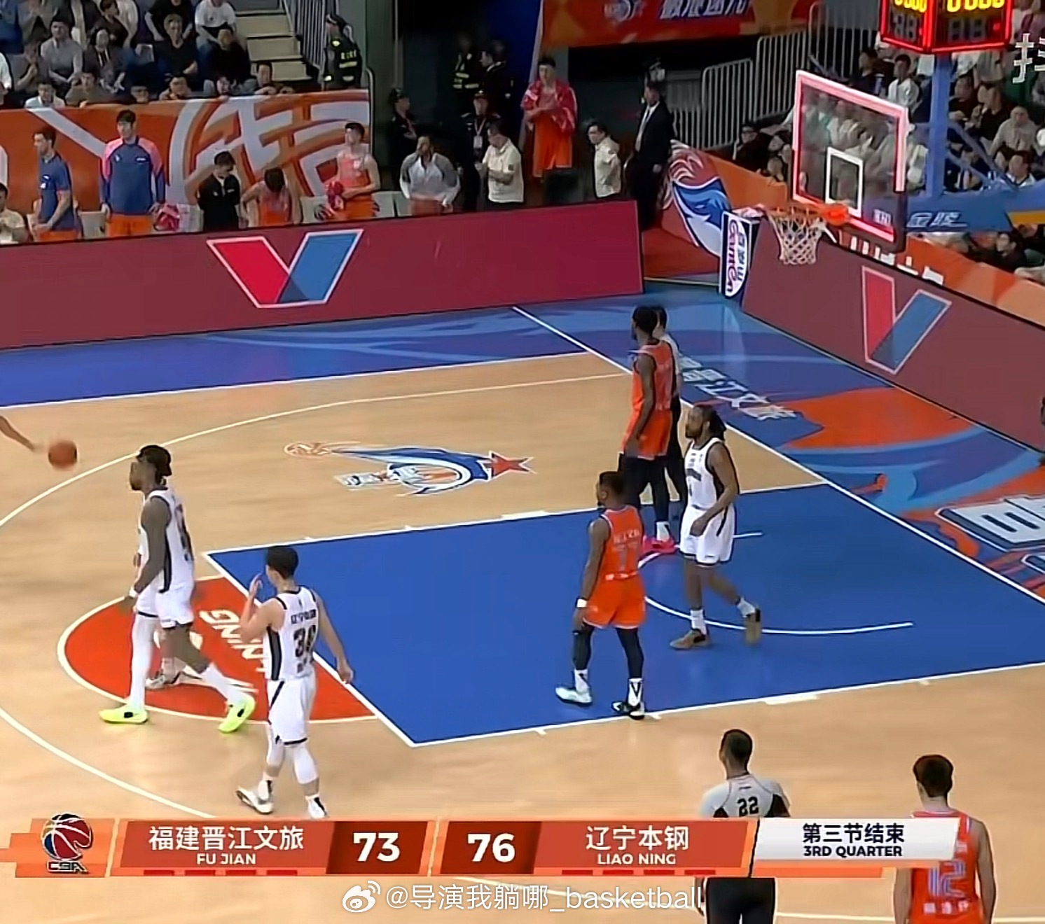 决战第四节，双方谁也不想三连败…..福建男篮vs辽宁男篮