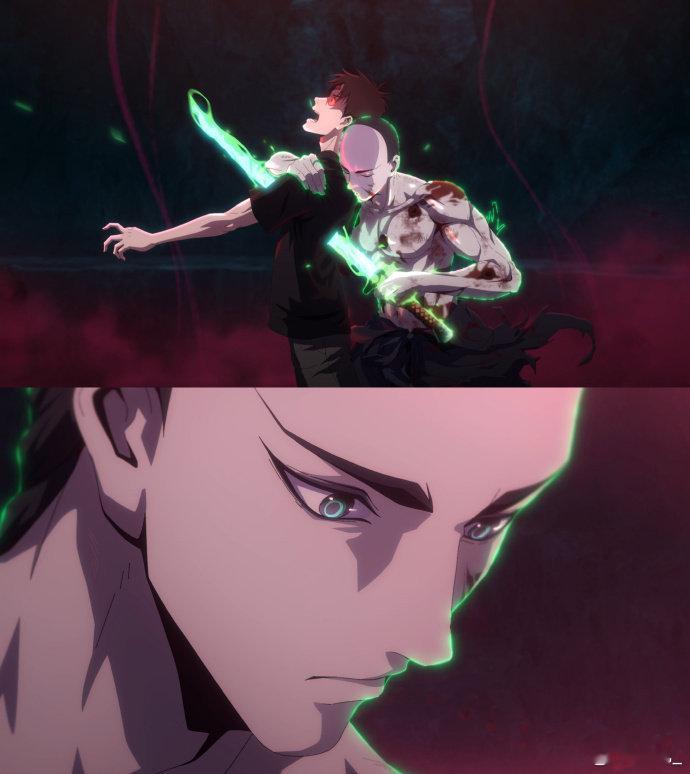 国漫第一款三百岁的美强惨他冷着脸干着最痛的事，挥向高影的每一刀都藏着三百年的无奈