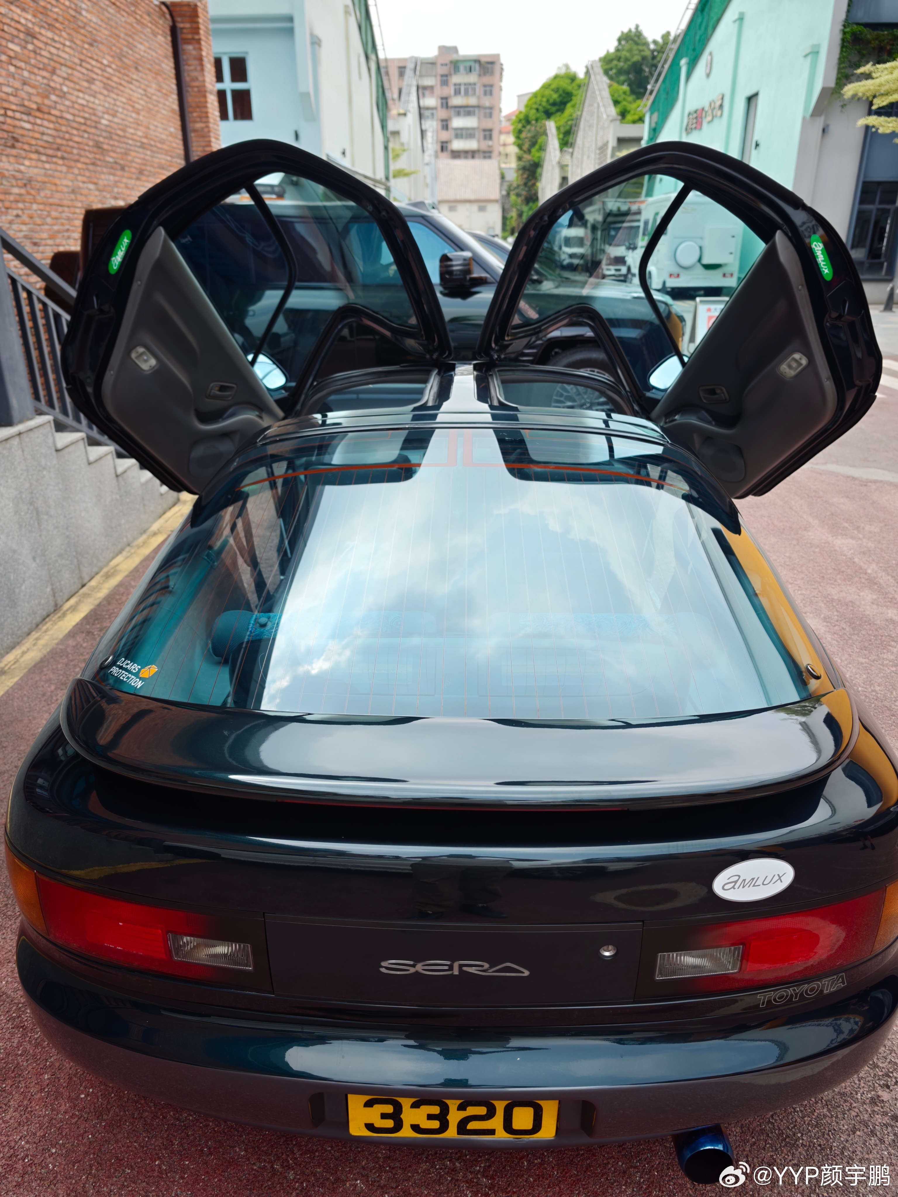 一台难得一见的情怀车+有趣车，丰田SERA，产于1990~1995年，总产量15