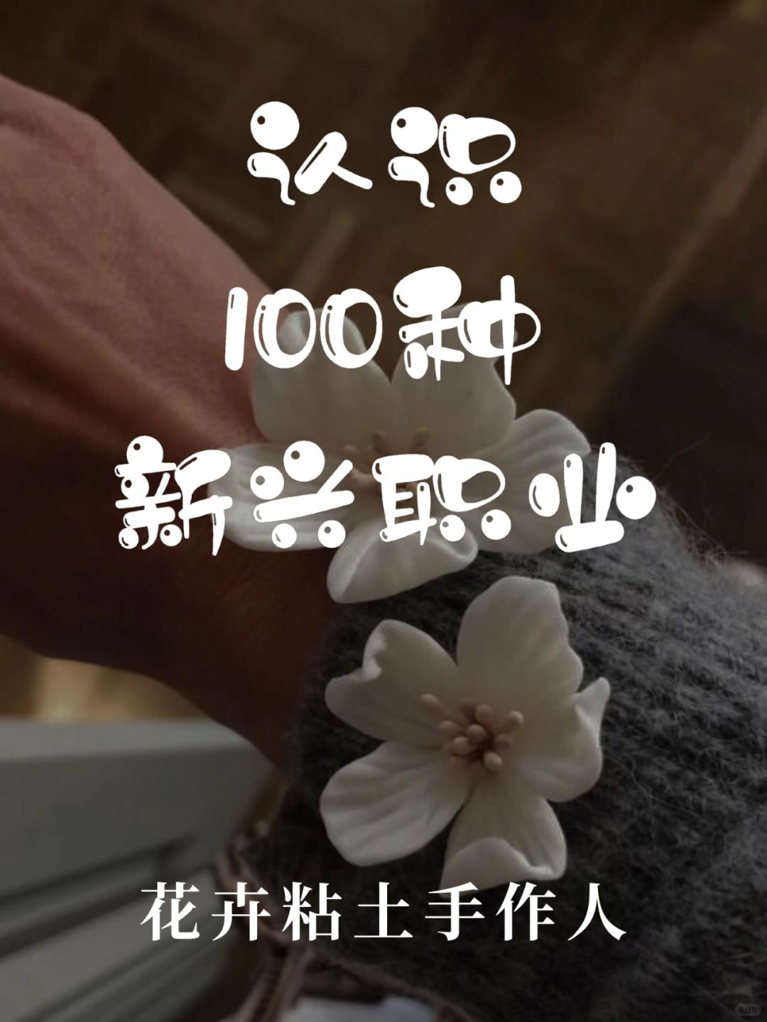 带你认识100种新兴职业·花卉黏土手作