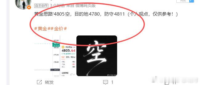 在做单这件事上从不马虎，行情回落顺势看空！4805暴力收割250点！目前靠近47