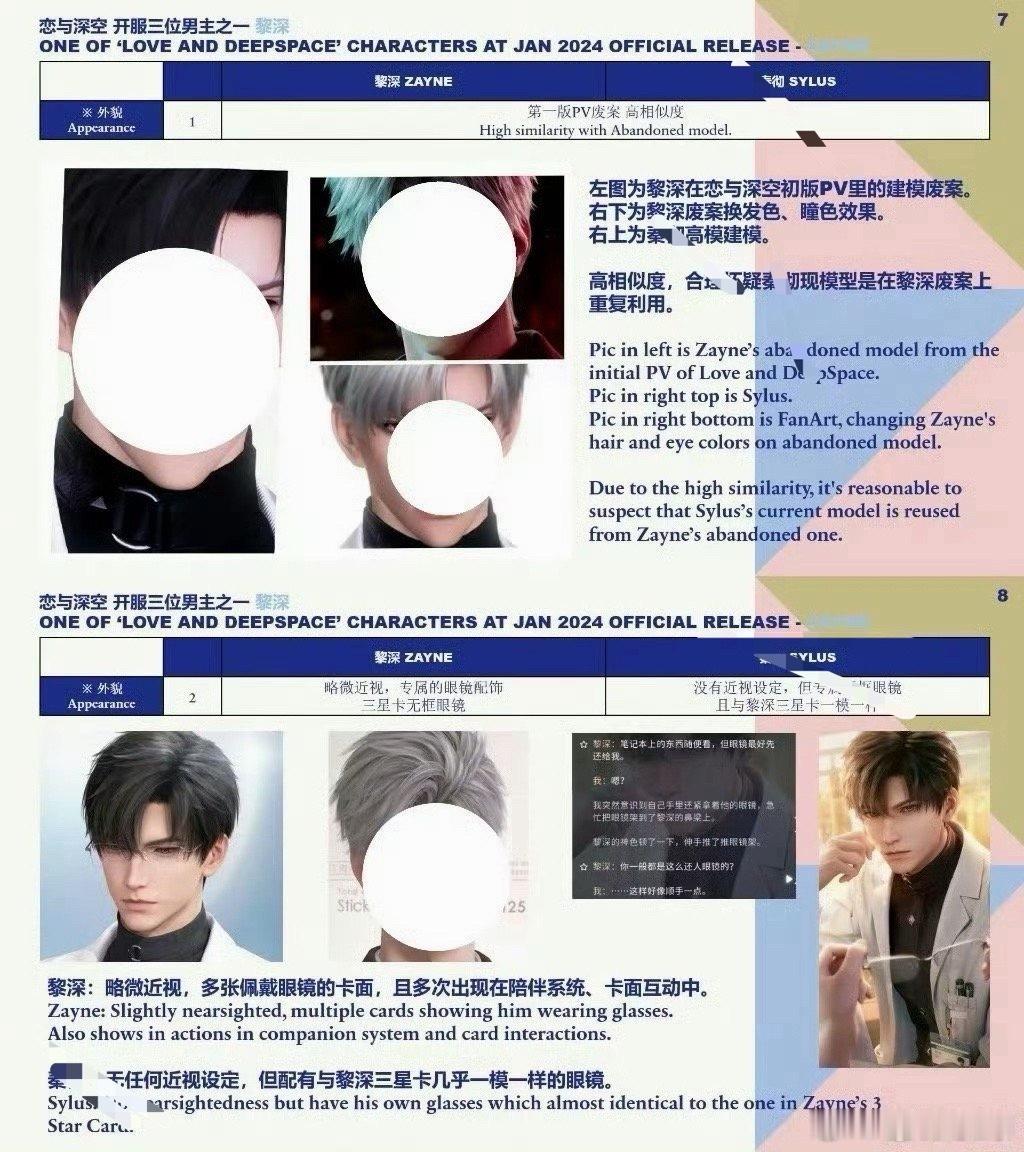 恋与深空黎深  ❄️黎深 现在还想着和别家抱团的，先看看2.0上线时黎深经历了什