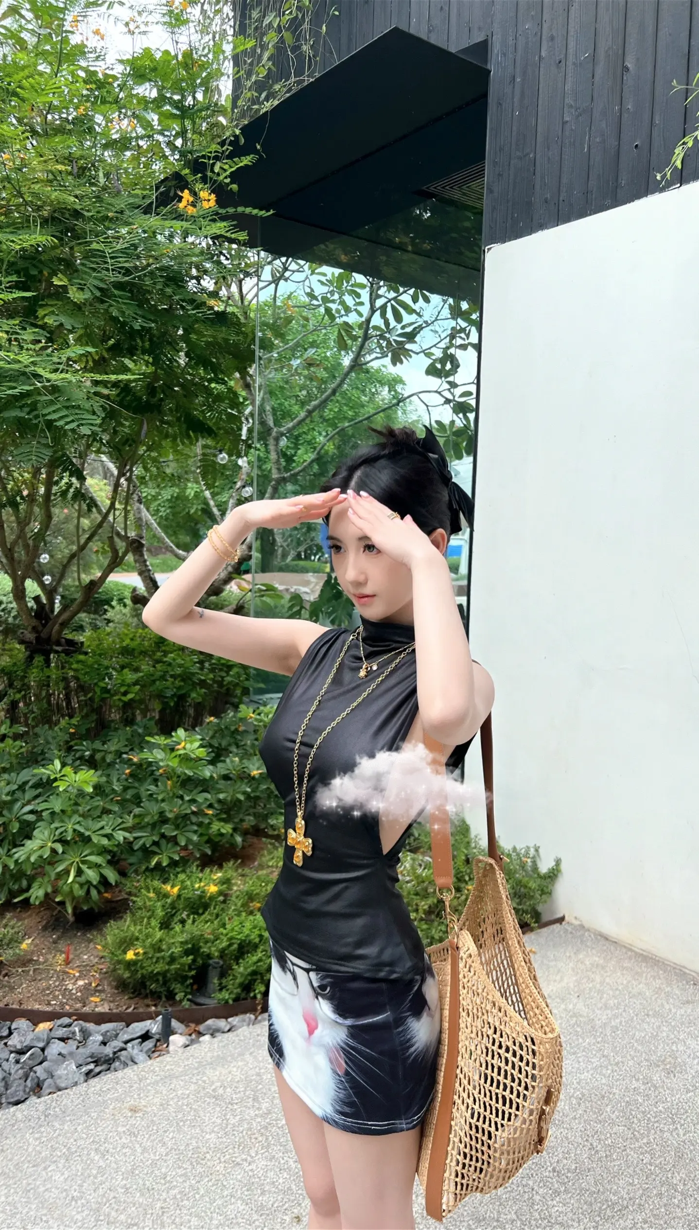 你一出现阴天变晴天。