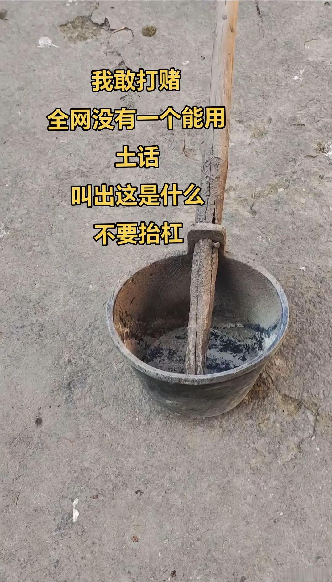 我敢打赌全网没有一个能用土话叫出这是什么不要抬杠 