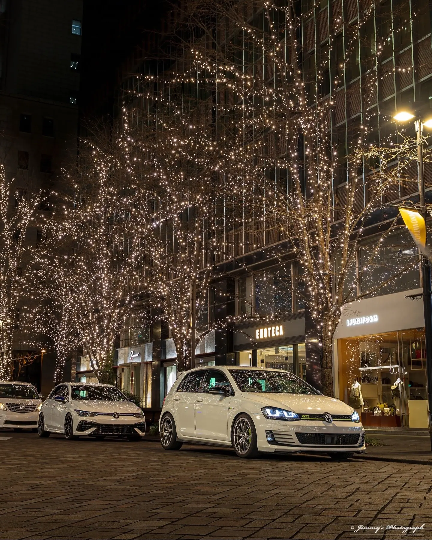 大众高尔夫 汽车 热爱改装分享 城市夜景 汽车摄影