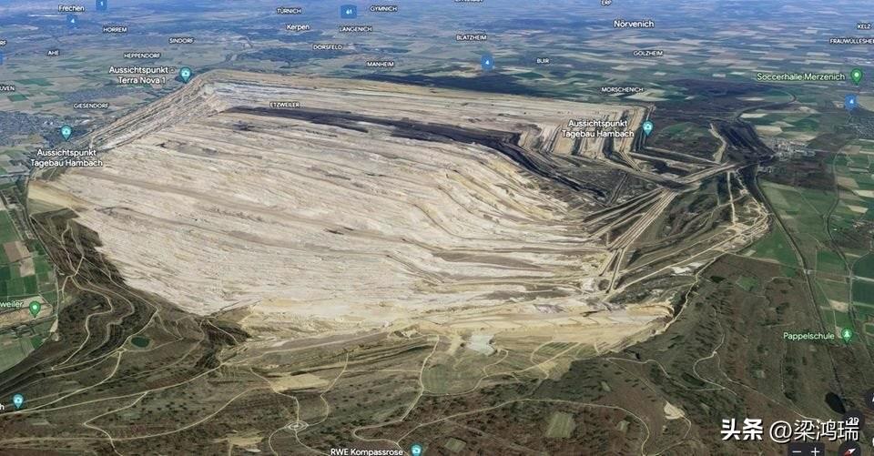 德国最大的露天煤矿蕴藏着超过10亿吨可开采褐煤。但从2030年开始，莱茵河水将淹