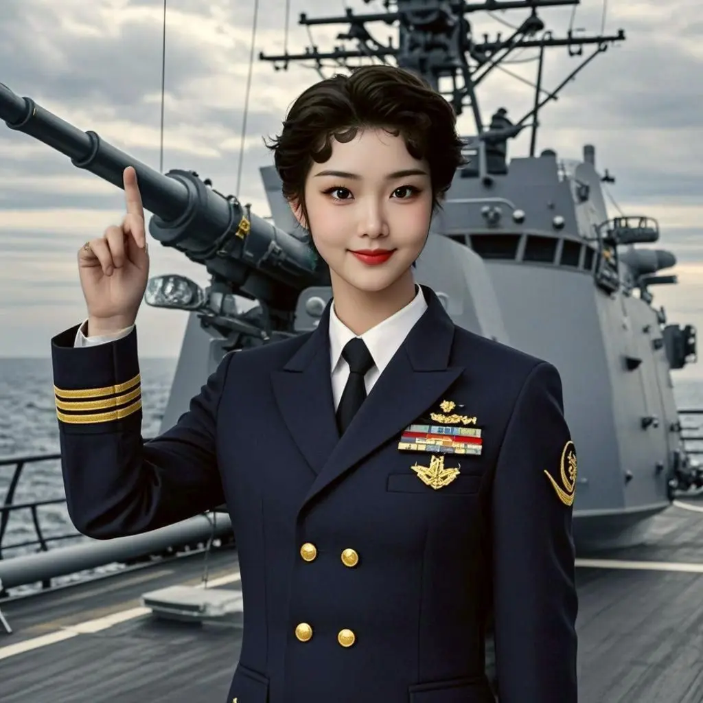 AI舰上英姿