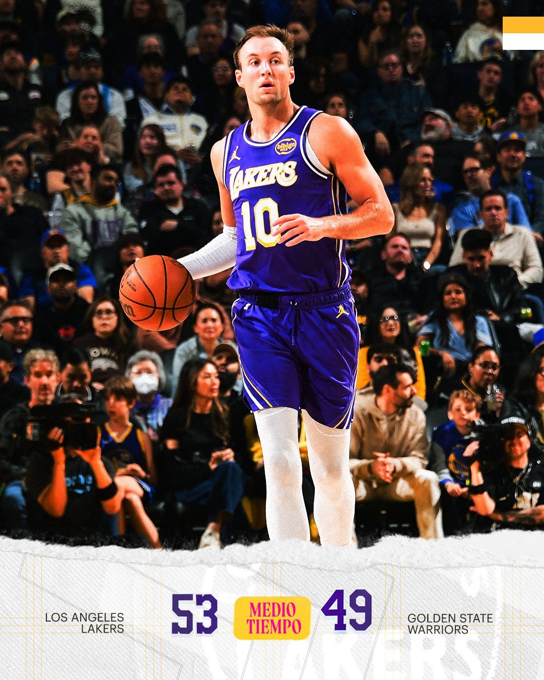 下半场加油湖人vs勇士