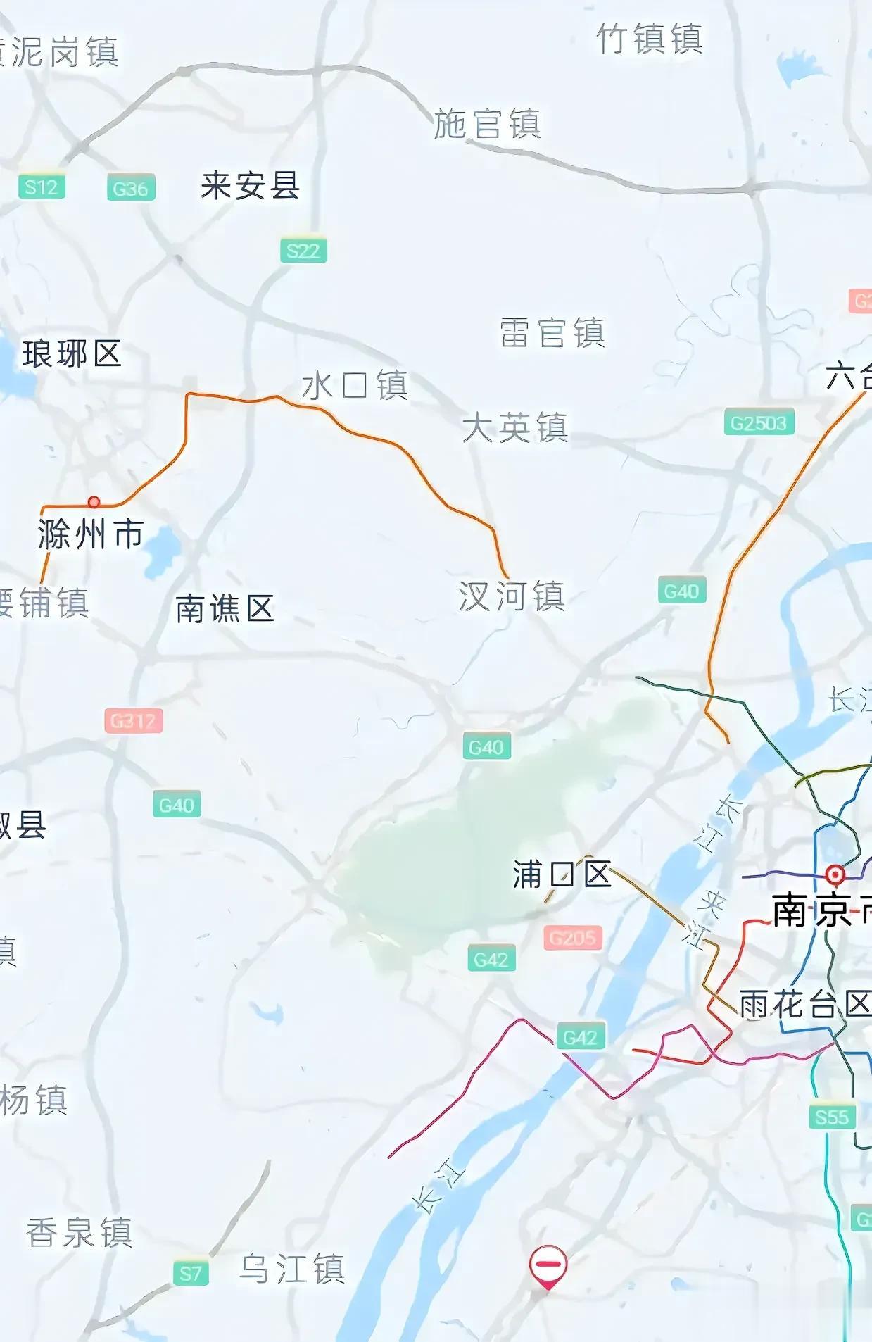 南京地铁🚇S4号线滁州段正式通车啦，地图上线路已更新