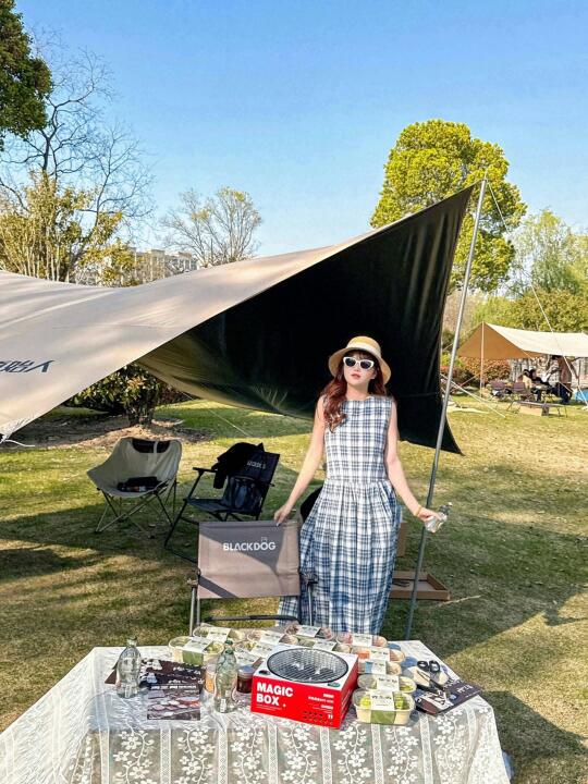 春天带上我的烤肉盒子一起去露营⛺️啦～～