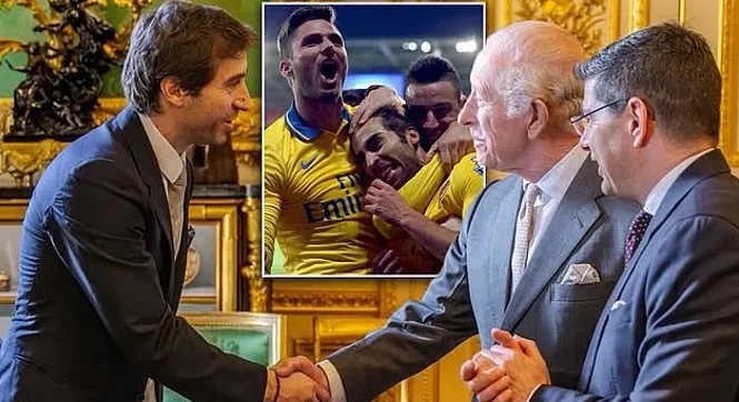 据《每日邮报》报道，曾效力阿森纳与法国国家队的球星弗拉米尼本周在白金汉宫受到了查