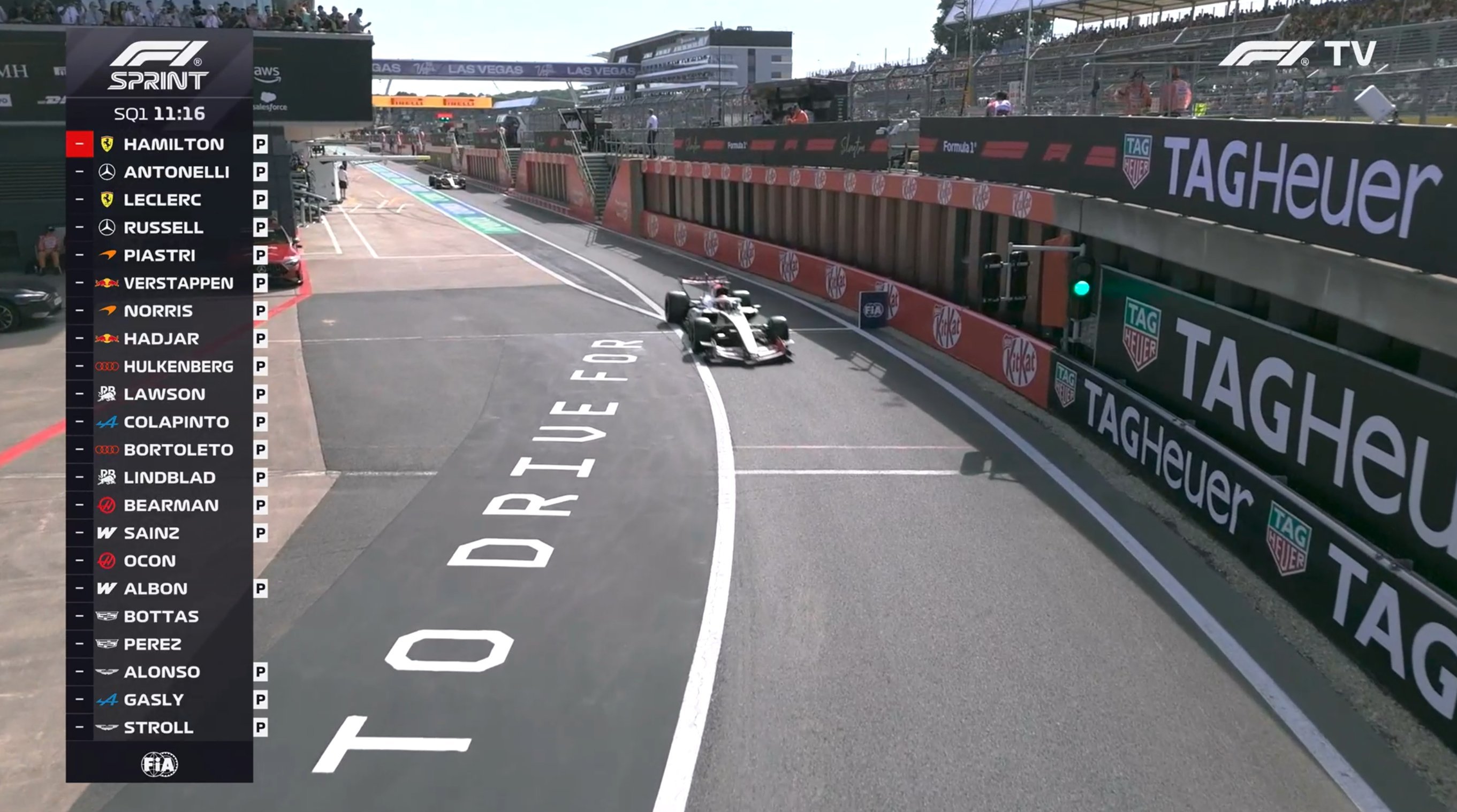 英国🇬🇧站SQ1开始👀F12026F1英国大奖赛