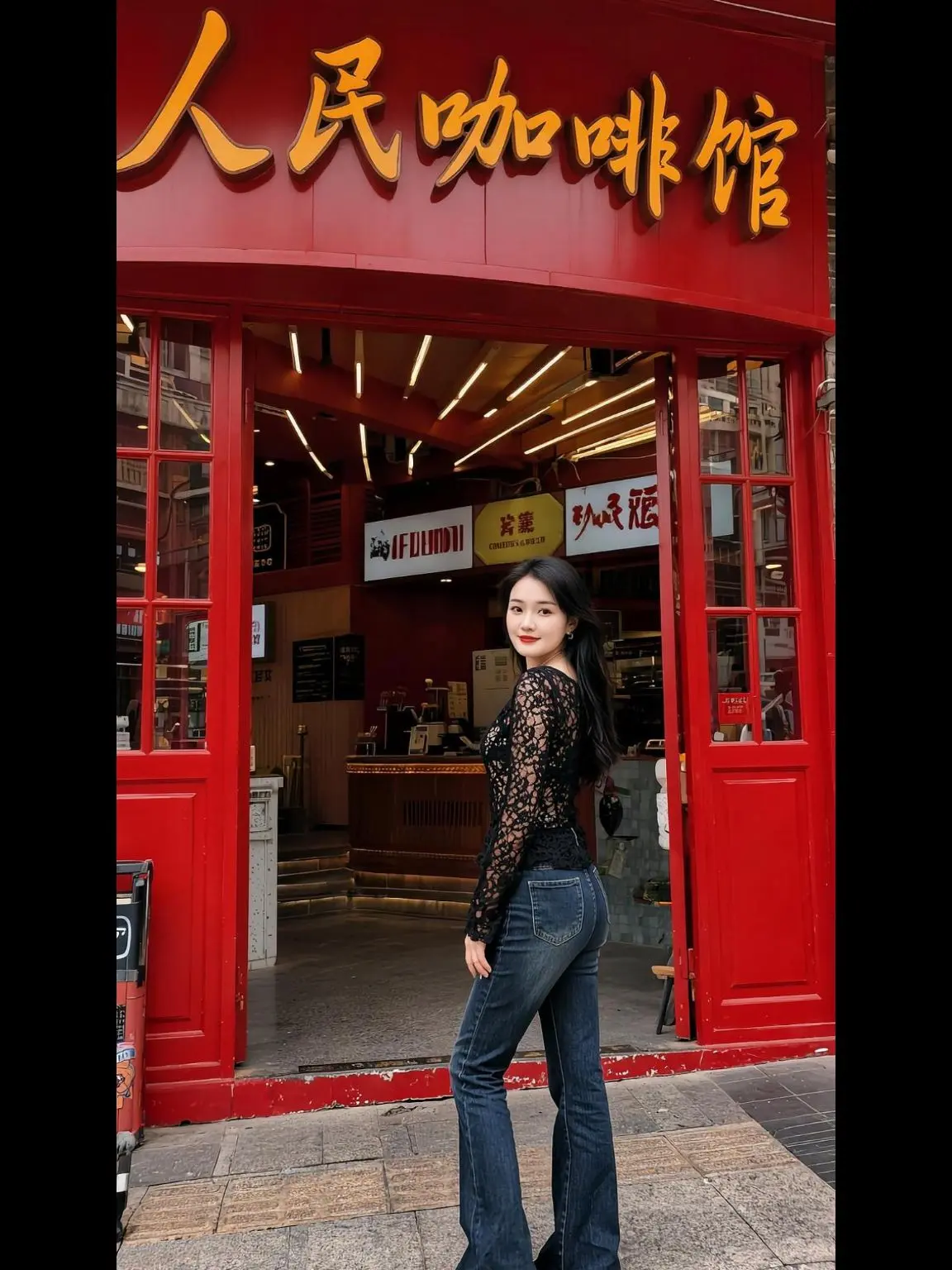 穿搭显瘦穿搭牛仔裤