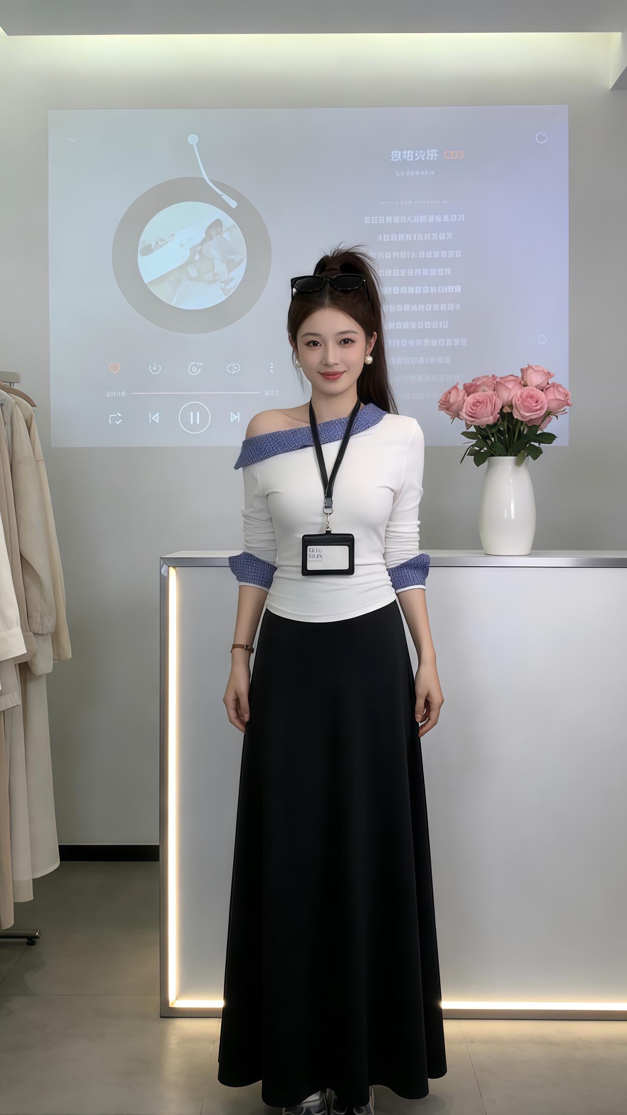 秋季半身裙高腰显瘦 洋气减龄谁穿谁好看 面料柔软舒适