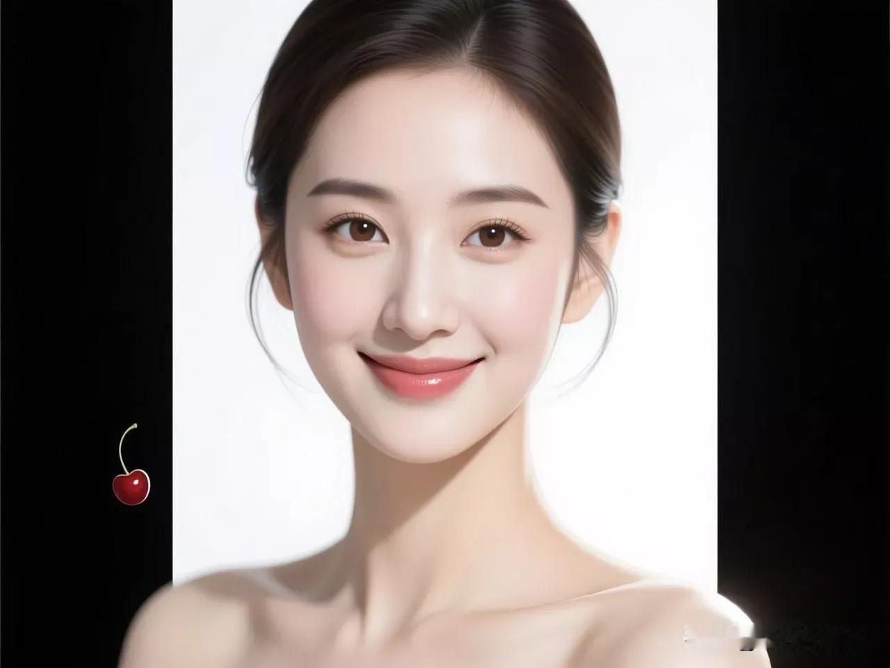 甜美少女，清新可爱，笑靥如花！😊