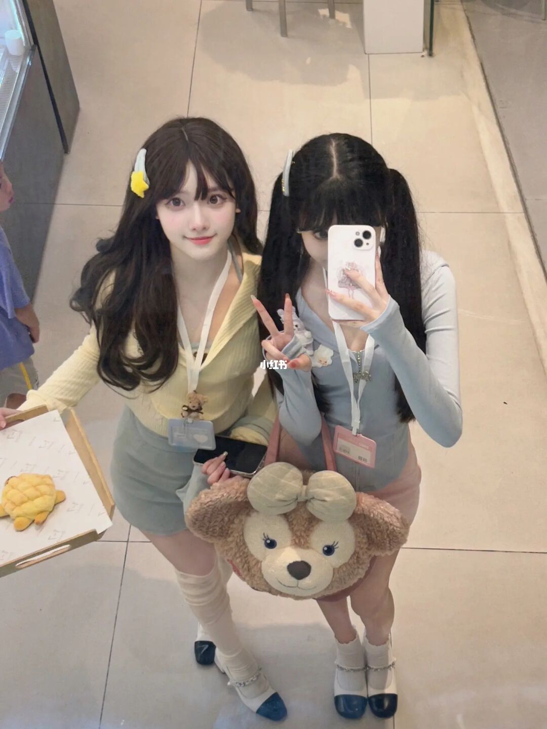 姐妹们！这个角度拍照也泰可爱噜🐰～
