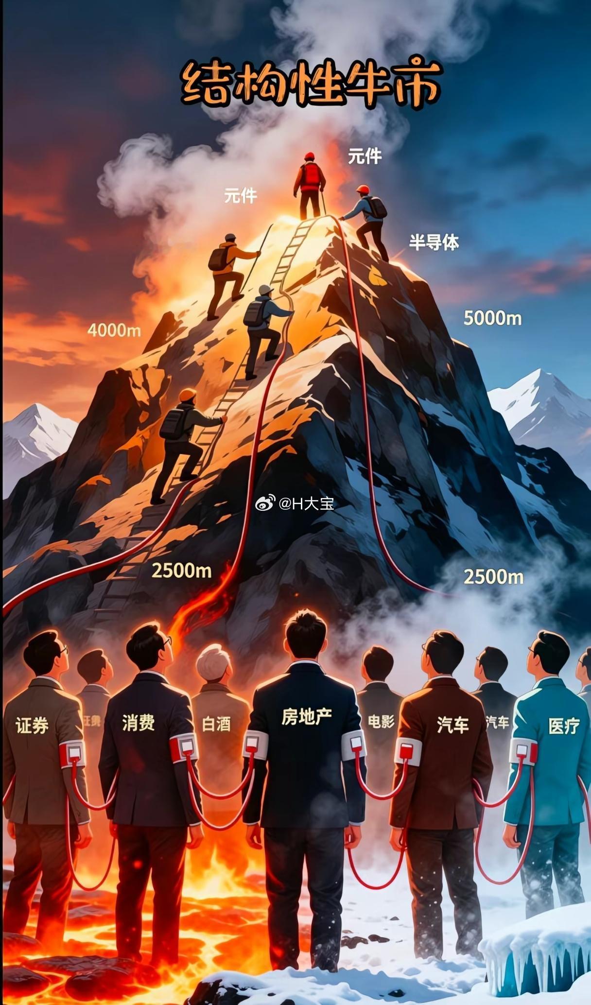 当下的美股，A股，韩国股市都是这样子的，只涨科技。 