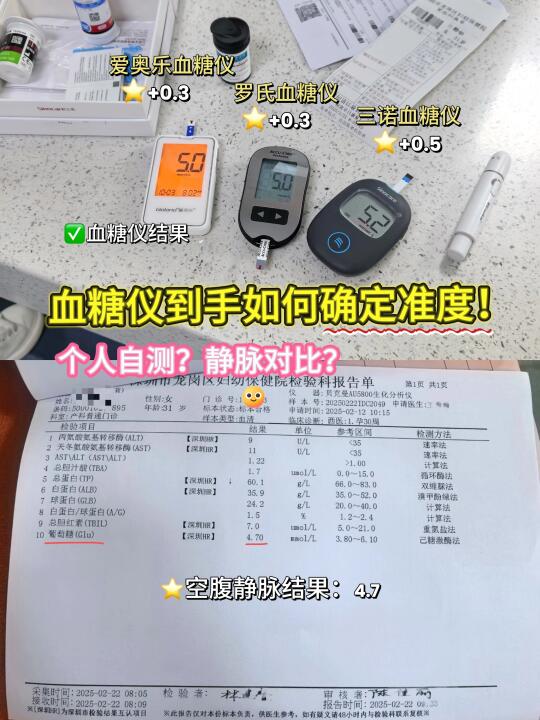 血糖仪到手如何确定准度？ ⭐️攻略分享
